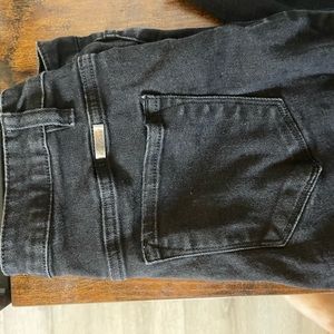 High rise button fly black KanCans size 11